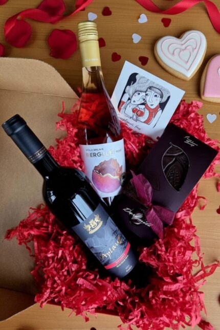 Подаръчна кутия Вино и Шоколад